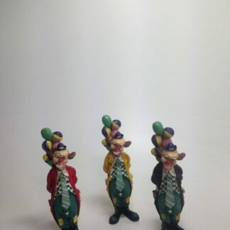 CLOWN MET BALLON 20CM 4ASS